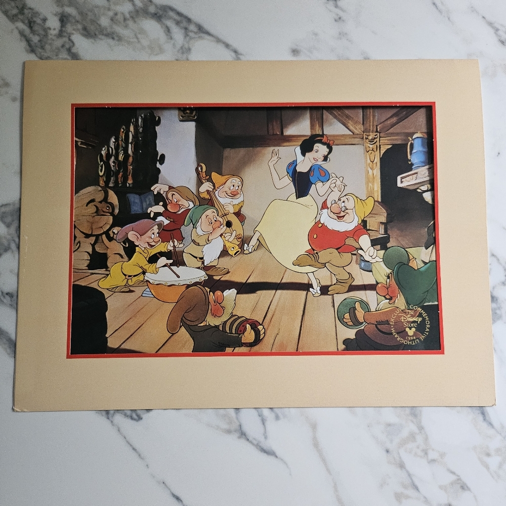 1994 Walt Disney Snow White Lithograph